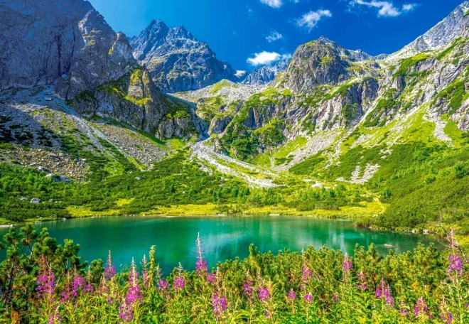 Sestavljanka 1000 delov Zelene Pleso Tatry Slovaška