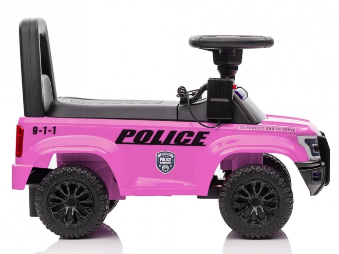 Otroški poganjalec Policija roza