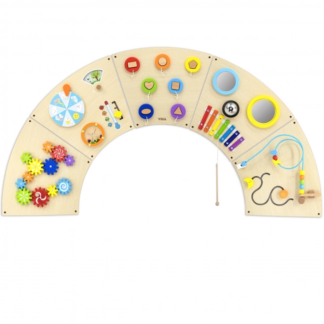 VIGA stenska manipulativna tabla Luk Montessori