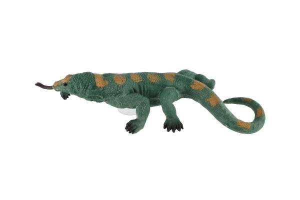 Živalec kuščarček s priseskom guma 22cm