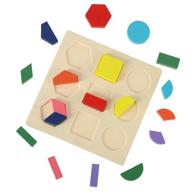 Lesena montessori vstavljanka