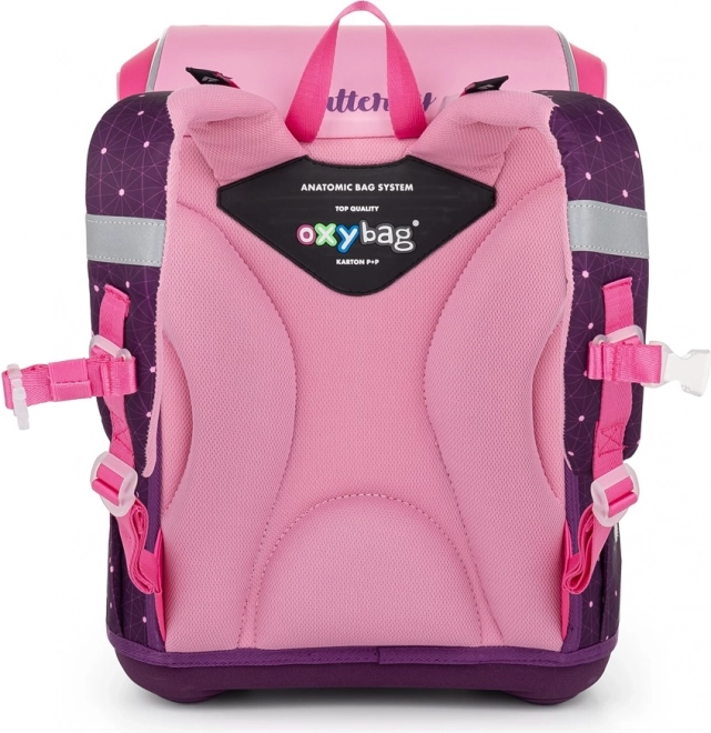 OXYBAG Šolski set 3ks Premium Metulj