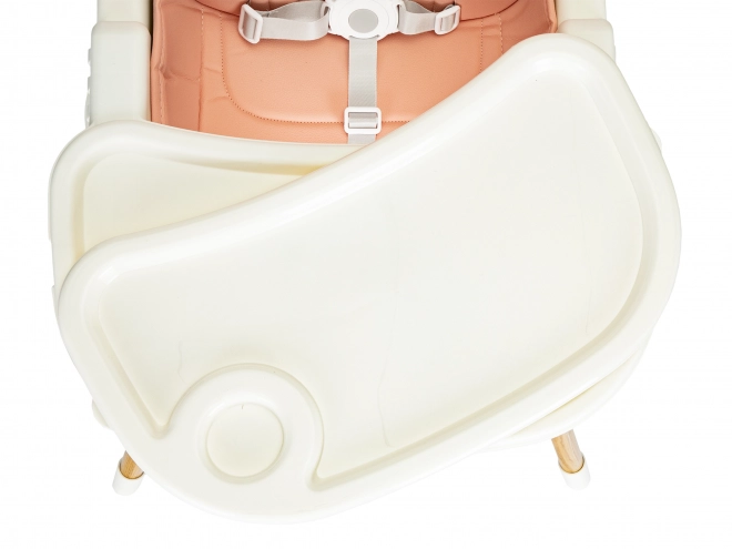 Ecotoys Jedilnica Stolček 2v1 Roza