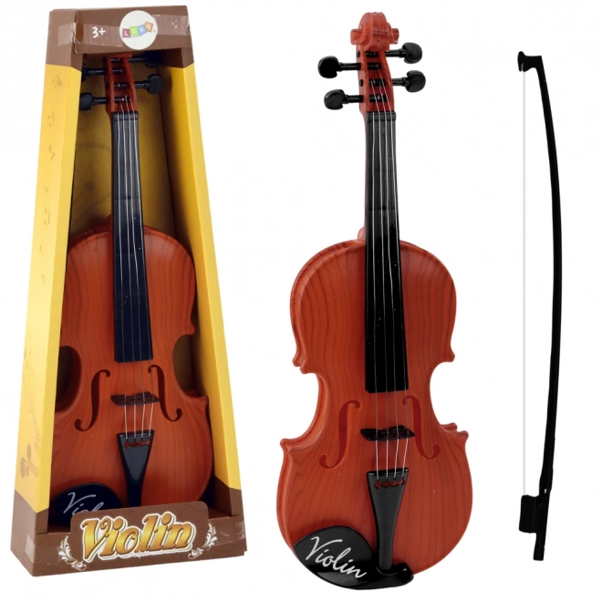 Violine za otroke z rjavim lokom