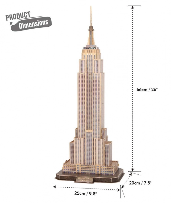 3D sestavljanka Empire State Building N.G.