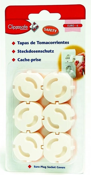 Zaščita električne vtičnice EU 6 kos