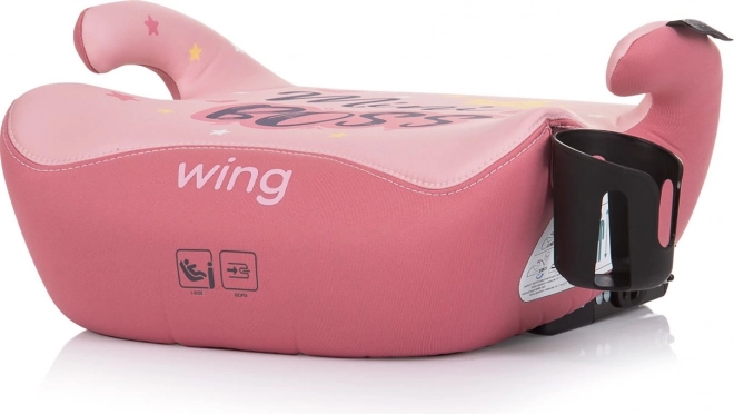 CHIPOLINO Dvigalni sedež Wing i-Size 125-150cm Isofix, Pink Mini BOSS