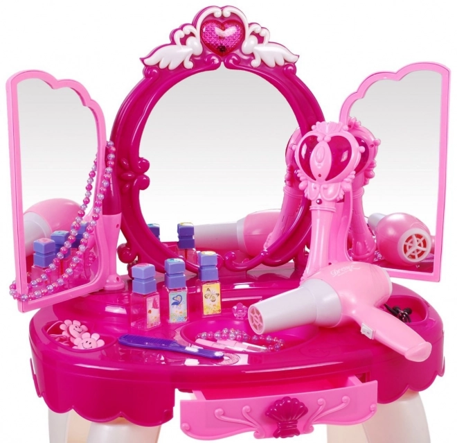 Toaletni priborček Little Princess roza