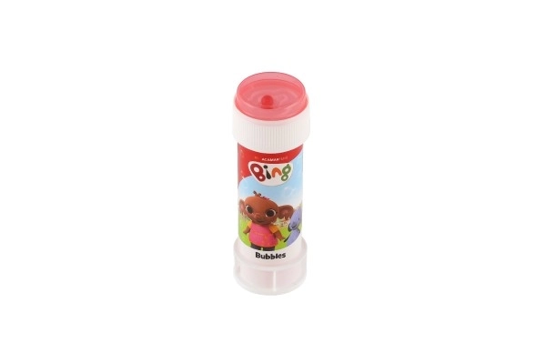 Bublifuk 60ml Zajček Bing, različne barve v plastični steklenički 4x11cm