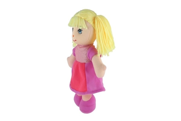 Punčka Culinka iz blaga z blond lasmi 32cm 0m+
