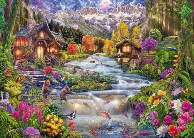 Puzzle Gorski potok 2000 kosov