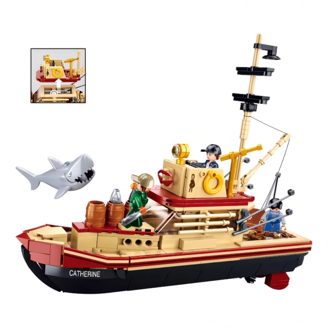 Sluban ModelBricks M38-B1118 Ribiška ladja Catherine
