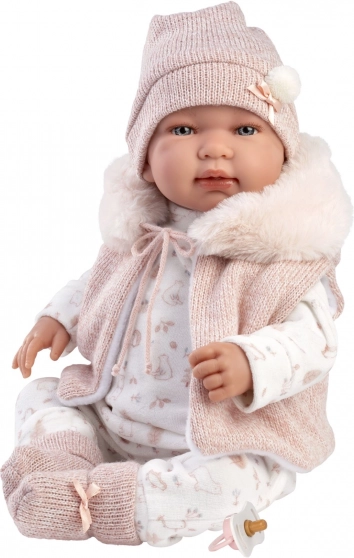 Llorens New Born realisticka punčka dojenček z zvoki