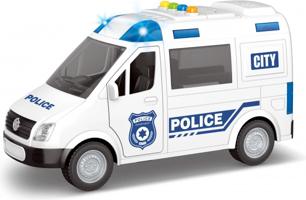 Policijski avto z učinki 22 cm