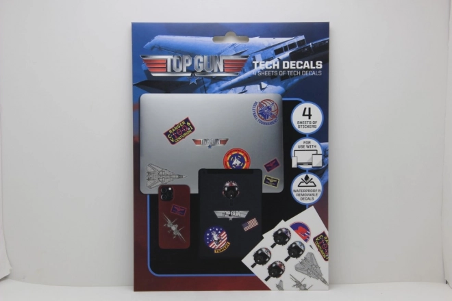 Nalepke TOP GUN – licenčni komplet 4 pol