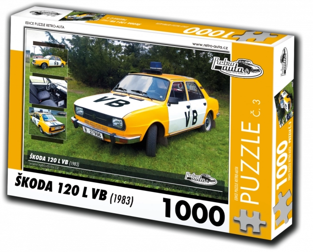Puzzle RETRO-AUTA Škoda 120 L VB 1000 koščkov