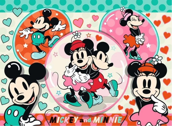Sestavljanka RAVENSBURGER Mickey in Minnie: Sanjski par
