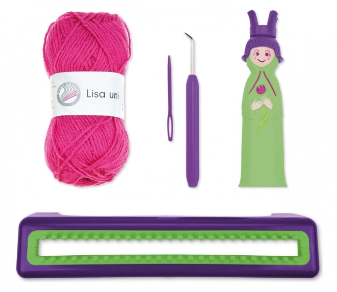 Lena Pletene set s pleteno punčko
