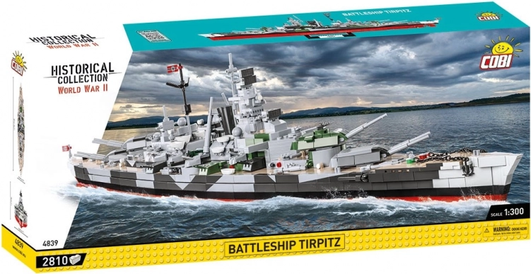 Konstruktor COBI Historical Collection – bojna ladja TIRPITZ (1:300, 2810 kosov)