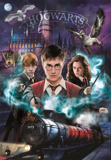 Clementoni sestavljanka Harry Potter: Dobrodošli na Bradavičarki 1000 koščkov