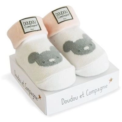 Doudou Nogavice za deklico 0-6 mes. 1 par