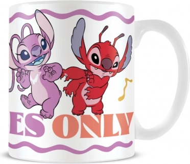 Keramična skodelica Lilo in Stitch Good Vibes 315 ml