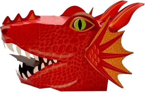 Fiesta Crafts kreativna maska Rdeči zmaj
