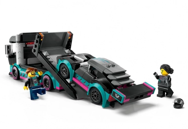 LEGO® City 60406 Tovornjak z dirkalnim avtom