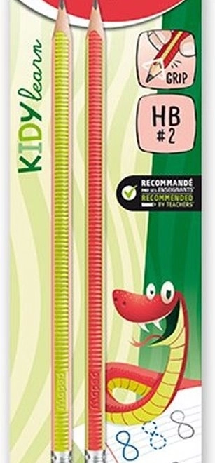 Grafitna svinčnik Kidy Learn Grip komplet 2 kos trdota HB