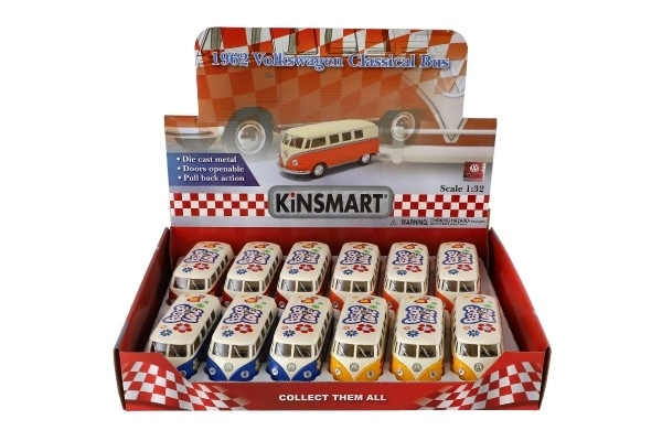 Avtobus Kinsmart VW Klasičen kov/plast 13cm na vzmetni pogon
