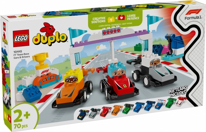 Formula 1 bolidi in vozniki DUPLO