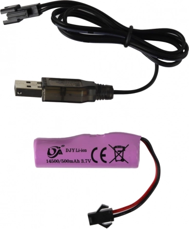 Polnilni akumulator in USB kabel