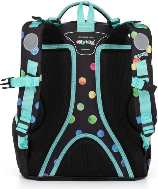 OXYBAG Šolski komplet 3 kosi OXY GO Pikice