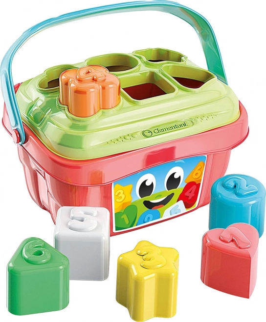 CLEMENTONI BABY Vedro za razvrščanje oblik (Igra za prihodnost)