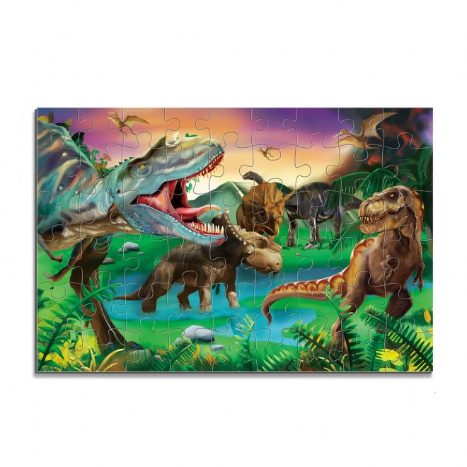 Maxi sestavljanka z dinozavri - 54 kosov 87 x 58 cm