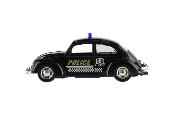 Samodejna policijska retro 11cm kovina/plast z vzvratnim navijanjem na baterije s svetlobo 4 vrste