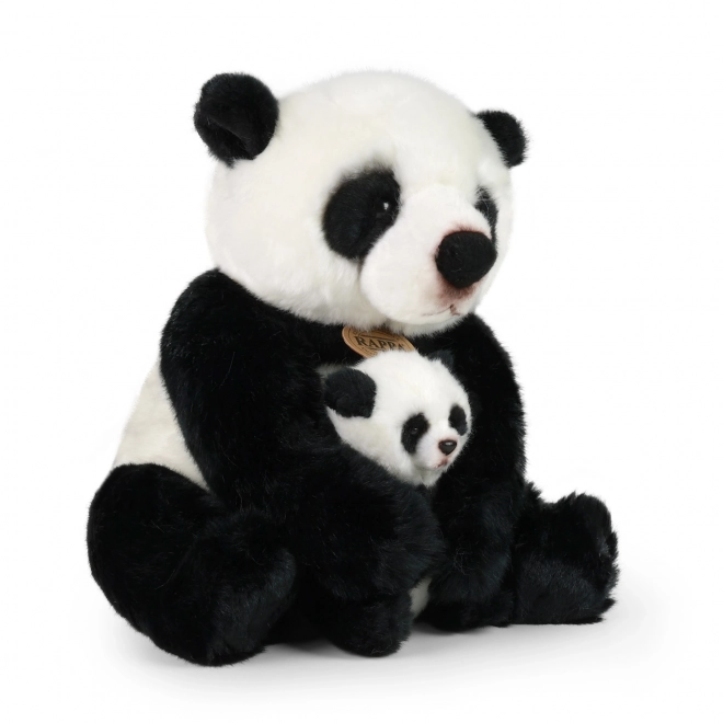 Rappa Plišasta panda z mladičkom 27 cm EKOLOŠKO PRIJAZNA