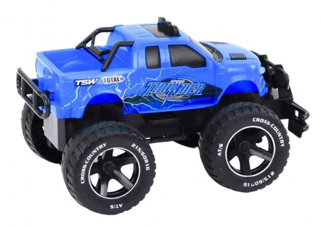 Dirkalni Monster Truck na daljinsko upravljanje 1:18 – moder