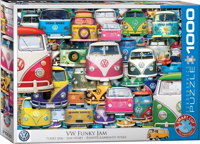 EUROGRAPHICS Puzzle Volkswagen Bus: Funky Jam 1000 kosov