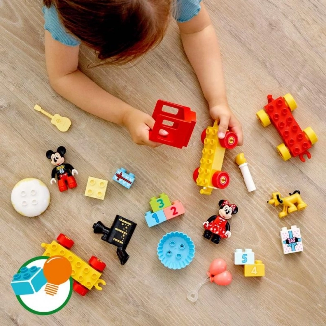 LEGO 10941 DUPLO Rojstnodnevni vlak Mickeyja in Minnie