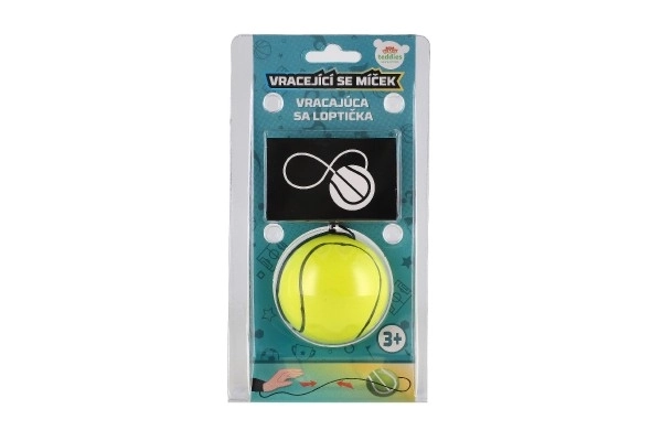 Vračajoča se gumijasta žogica 6cm 4 vrste v blisterju