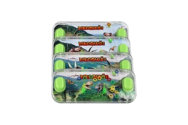 Vodna igra možganska uganka 15,5x7cm plast dinozaver 4 vrste 24kos v škatli