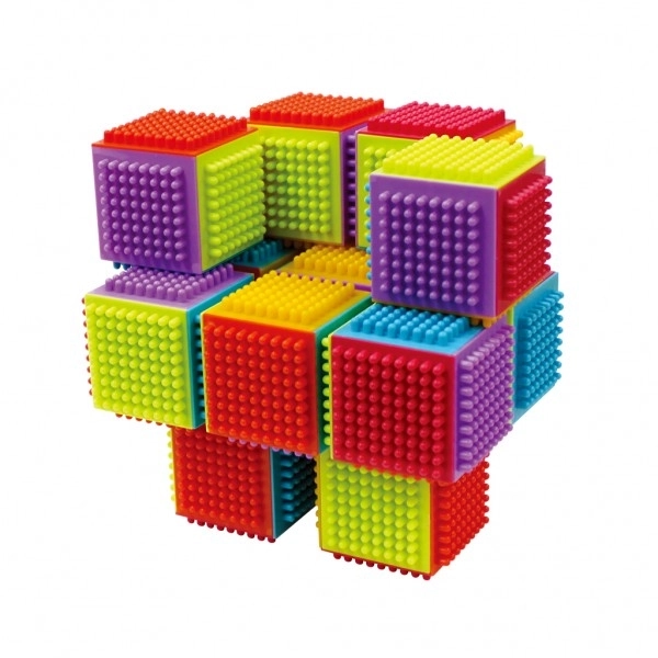 Gradbeni kocke Little Hero za otroke od 12 mesecev