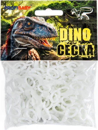 svetleči cekini v temi dino – retro komplet 150 kos