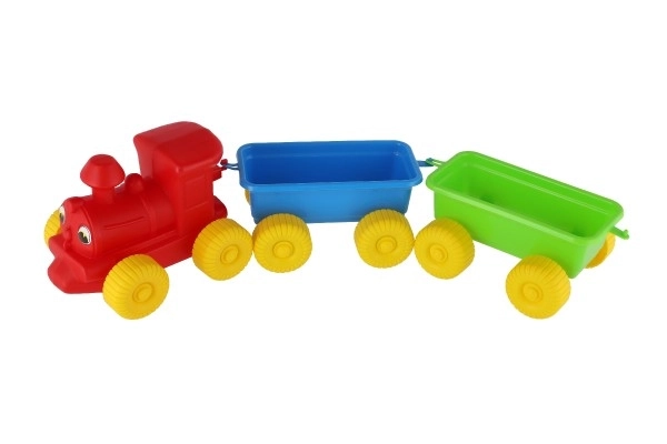 Vlak + 2 vagoni plast 60cm v mreži