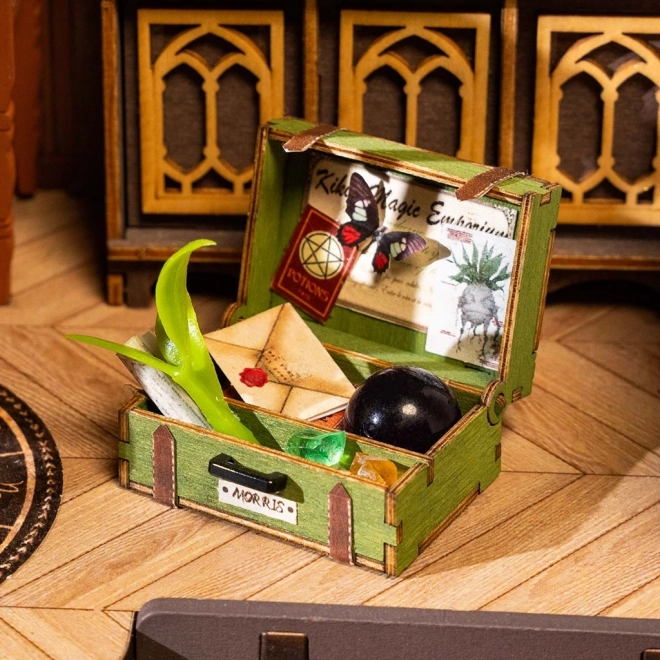 Miniature model čarovniške delavnice