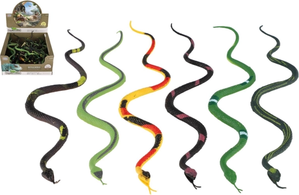 Plastična kača 23 cm mešanica vrst