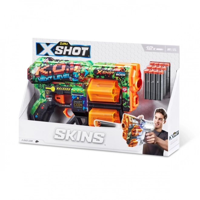 Izstreljevalna pištola X-Shot Skins Dread z 12 puščicami, verzija B