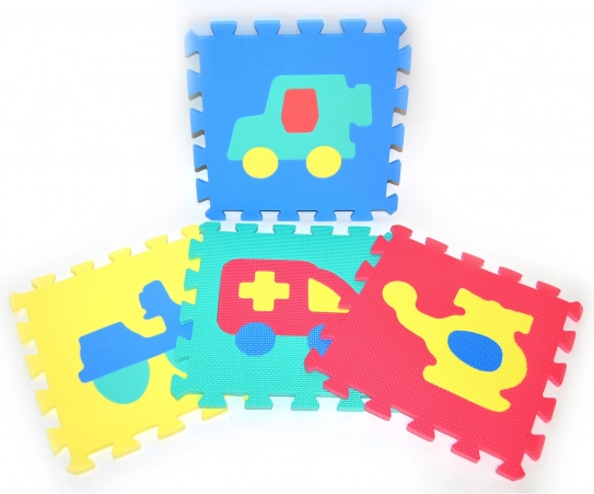 Mehki puzzle bloki Prevozna sredstva