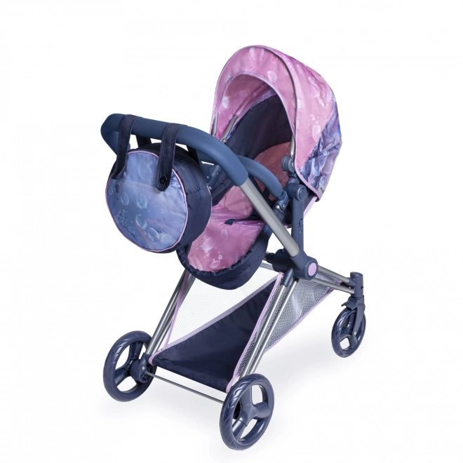 DeCuevas 81776 Zložljiv voziček za punčke 3 v 1 z vrečko Magic Bubble 2024 - 73 cm